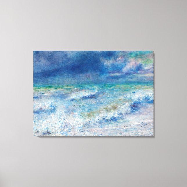 Blue Seascape by Renoir Leinwanddruck (Vorderseite)