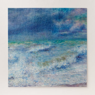 Blue Seascape von Renoir Impressionist Malerei Puzzle