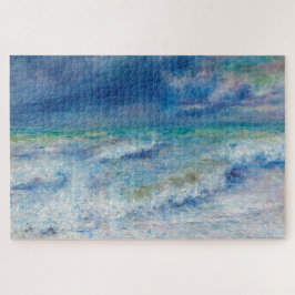 Blue Seascape von Renoir Impressionist Malerei Puzzle