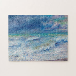 Blue Seascape von Renoir Impressionist Malerei Puzzle