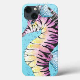 Blue Seepferd Zebra Case-Mate iPhone Hülle