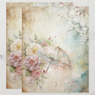 Blue Shabby Chic Scrapbook