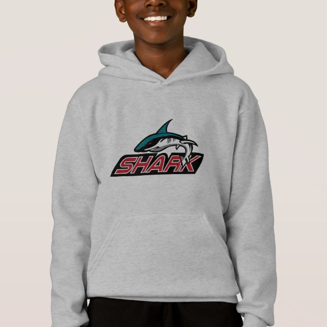 Blue Shark Hoodie (Vorderseite)