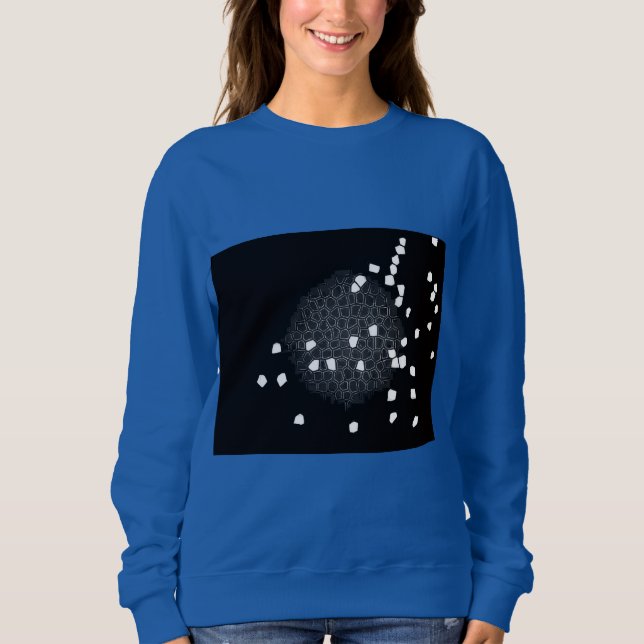 Blue Shattered Sweatshirt (Vorderseite)