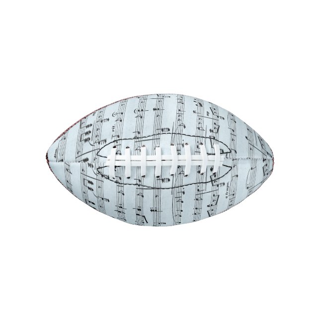 Blue Sheet Music Football (Vorderseite)