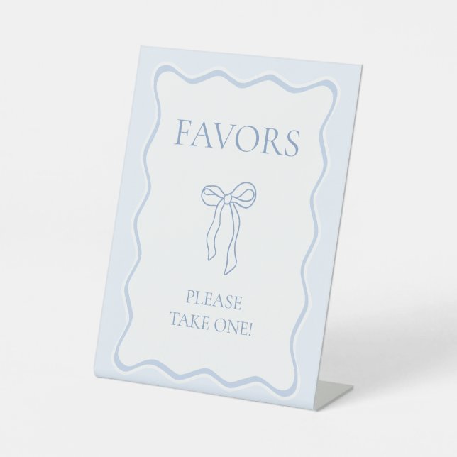 Blue Shes zähmt das Knot-Brautparty-Gunst Sockelschild (Vorderseite)