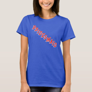 Blue Shirt Bridesmaid