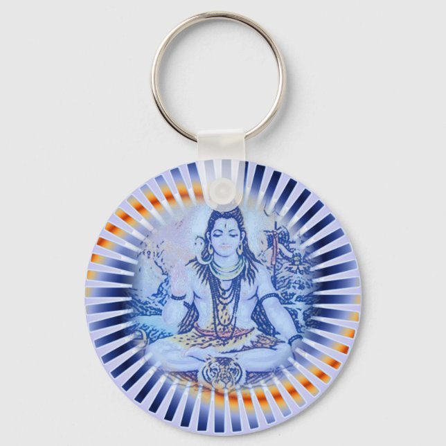 Blue Shiva Schlüsselanhänger (Vorderseite)