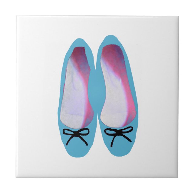 Blue Shoes Fliese (Vorderseite)