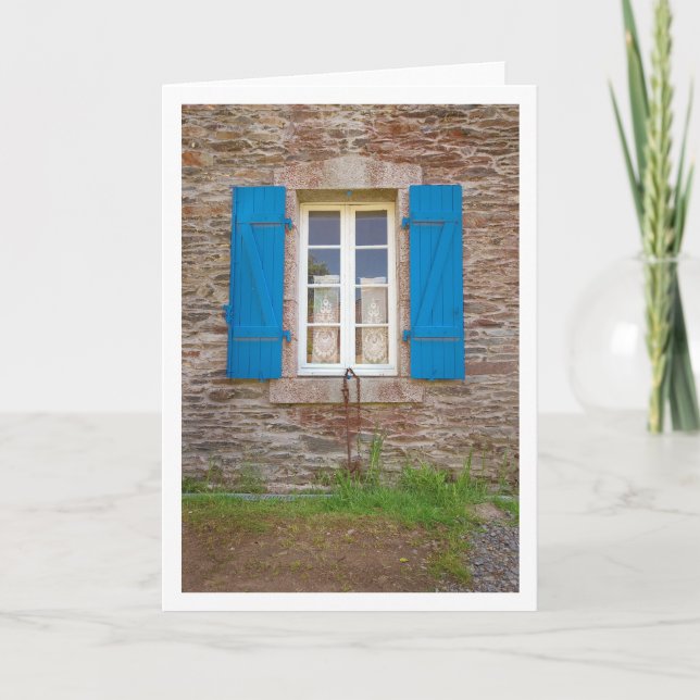 Blue Shutters Karte (Vorderseite)