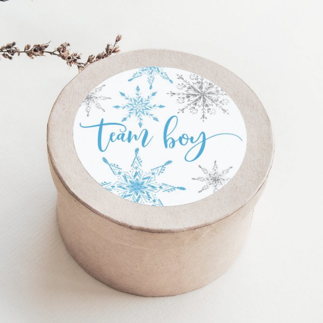 Blue Silber Team Klassischer Rundaufkleber Runder Aufkleber (Von Creator hochgeladen)