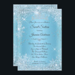 Blue Silver Winter Wonderland Sweet 16 Tiara Einladung<br><div class="desc">Cinderella Blue Silver Sweet 16 Geburtstag Einladung. Hübsche Schneeflocke & Tiara Design. Bitte beachten Sie: Alle flachen Bilder,  Sie haben keine echten Juwelen!</div>