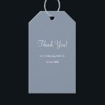 Blue Simple Wedding Gift Tags Geschenkanhänger<br><div class="desc">Diese "Blue Simple Wedding Gift Tags" sind so konzipiert,  dass Sie Ihren Liebsten einen bleibenden Eindruck verlassen haben,  während Sie Ihre Wertschätzung für ihre Anwesenheit zeigen. Machen Sie mit diesen exquisiten Tags,  die einen bleibenden Eindruck verlassen haben,  jede Gabe und jedes Geschenk ganz besonders,  bestellen Sie noch heute!</div>
