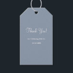 Blue Simple Wedding Gift Tags Geschenkanhänger<br><div class="desc">Diese "Blue Simple Wedding Gift Tags" sind so konzipiert,  dass Sie Ihren Liebsten einen bleibenden Eindruck verlassen haben,  während Sie Ihre Wertschätzung für ihre Anwesenheit zeigen. Machen Sie mit diesen exquisiten Tags,  die einen bleibenden Eindruck verlassen haben,  jede Gabe und jedes Geschenk ganz besonders,  bestellen Sie noch heute!</div>