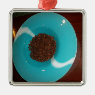 Blue Skeezer Ornament Aus Metall