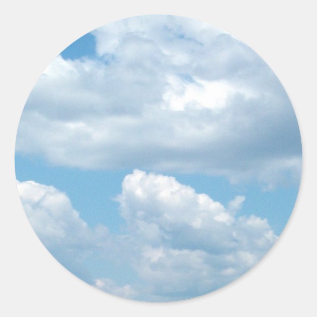 'Blue Skies' Light Blue Stickers (Vorderseite)