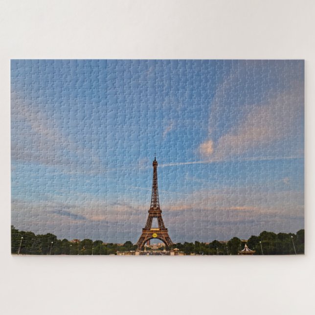 Blue Skies und der Eiffelturm - 20x30 - 1014 Stk. Puzzle (Horizontal)