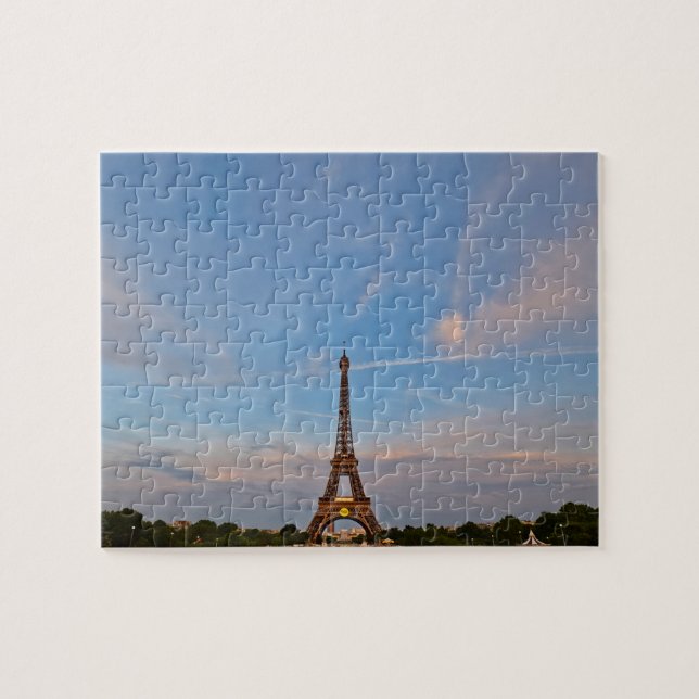 Blue Skies und der Eiffelturm - 8x10 - 110 Stk. Puzzle (Horizontal)