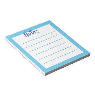 Blue Sky 5.5" x 6" Notepad - 40 Seiten Notizblock