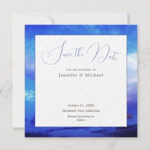 Blue Sky Art Fotografie Beruflich Minimalistisch Save The Date