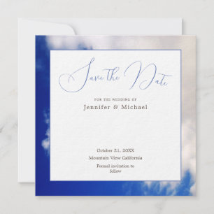Blue Sky Art Fotografie Professionell Minimalistis Save The Date