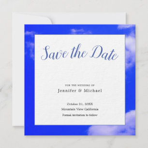 Blue Sky Art Fotografie Professioneller Minimalism Save The Date