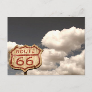 Blue Sky auf der Route 66 Postkarte