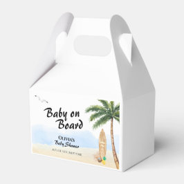 Blue Sky Baby an Bord Beach Surf Baby Dusche Geschenkschachtel