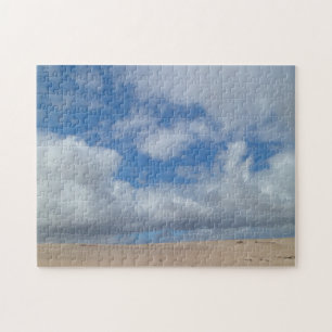 Blue Sky Beach Scene Puzzle