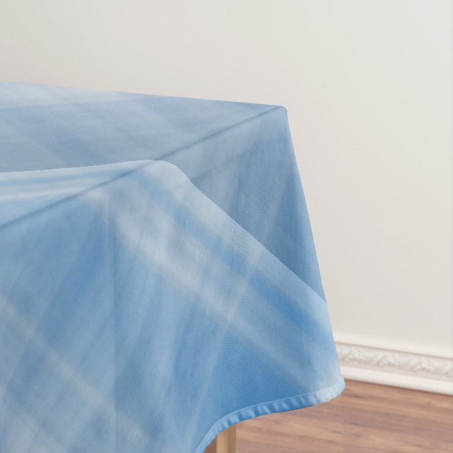 Blue Sky Blue und White Kariert Tischdecke (Beispiel)