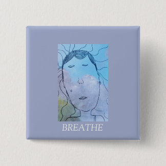 Blue Sky Button Square