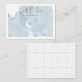 Blue Sky Cloud 9 Baby Shower Advice Begleitkarte