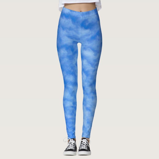 Blue Sky Cloud Leggings (Vorderseite)