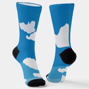 Blue Sky Cloud Socken