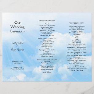 Blue Sky Clouds - dreifaches Hochzeitsprogramm