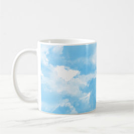 Blue Sky Clouds Kaffeetasse