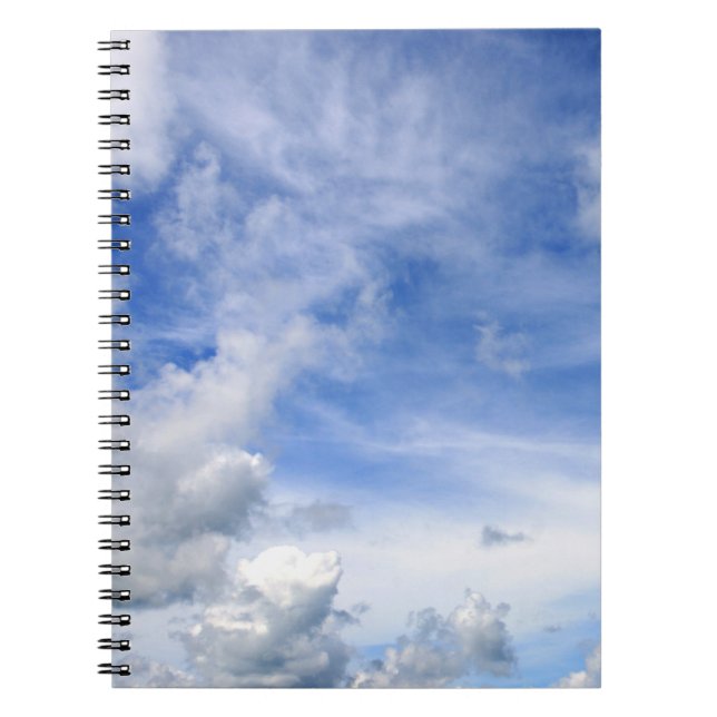 Blue Sky Clouds - Notepad Notizblock (Vorderseite)