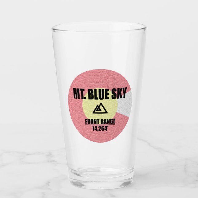 Blue Sky Colorado Glas (Vorderseite)
