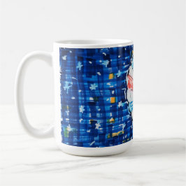 Blue Sky Hot Air Balloon Kaffeetasse