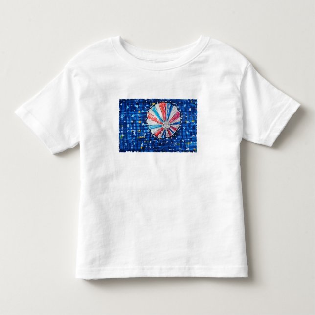 Blue Sky Hot Air Balloon Kleinkind T-shirt (Vorderseite)