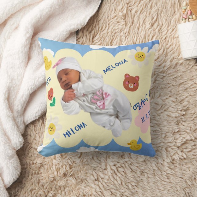 Blue Sky Melona Henok Throw Pillow Kissen (Decke)