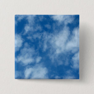Blue Sky mit Clouds-Foto Button