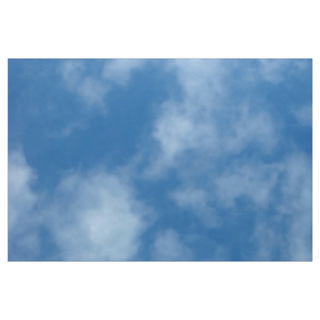 Blue Sky mit Clouds-Foto Stoff (Fat Quarter (45,7 x 55,9 cm))