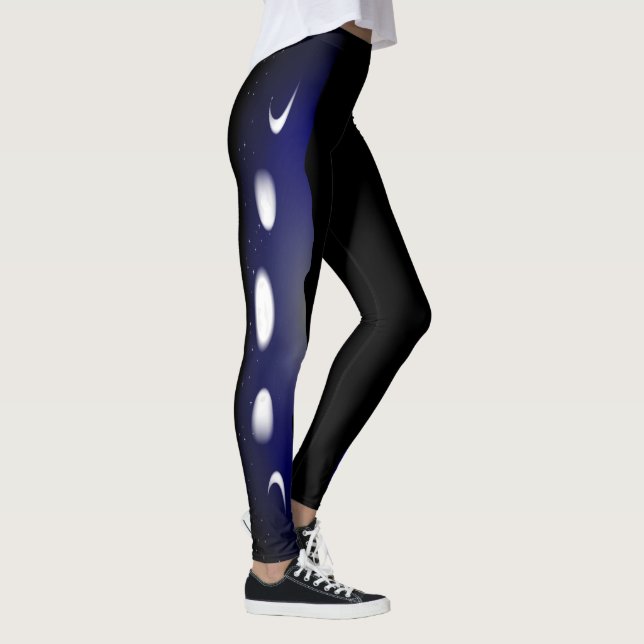 Blue Sky Moon Phase Leggings (Rechts)