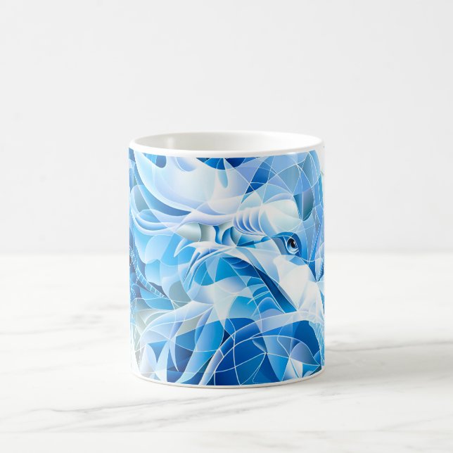 Blue Sky Mosaic Dragon Kaffeetasse (Mittel)