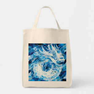Blue Sky Mosaic Dragon Tragetasche