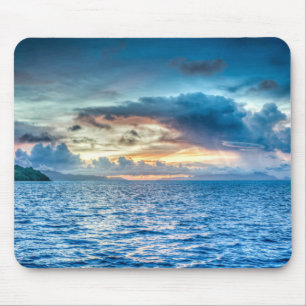 Blue Sky over Water Mousepad - HAMbyWhiteGlove