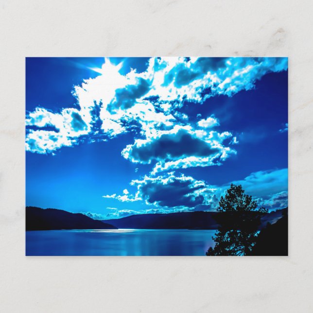 Blue Sky Post Card Postkarte (Vorderseite)