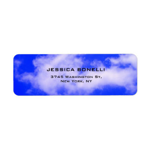 Blue Sky Schlicht Modern Trendy Minimalistisch