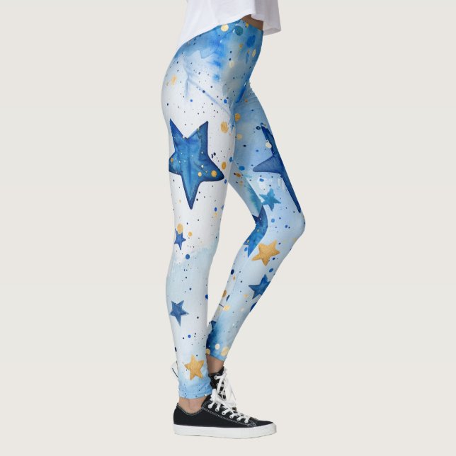 Blue Sky Stars Leggings (Rechts)